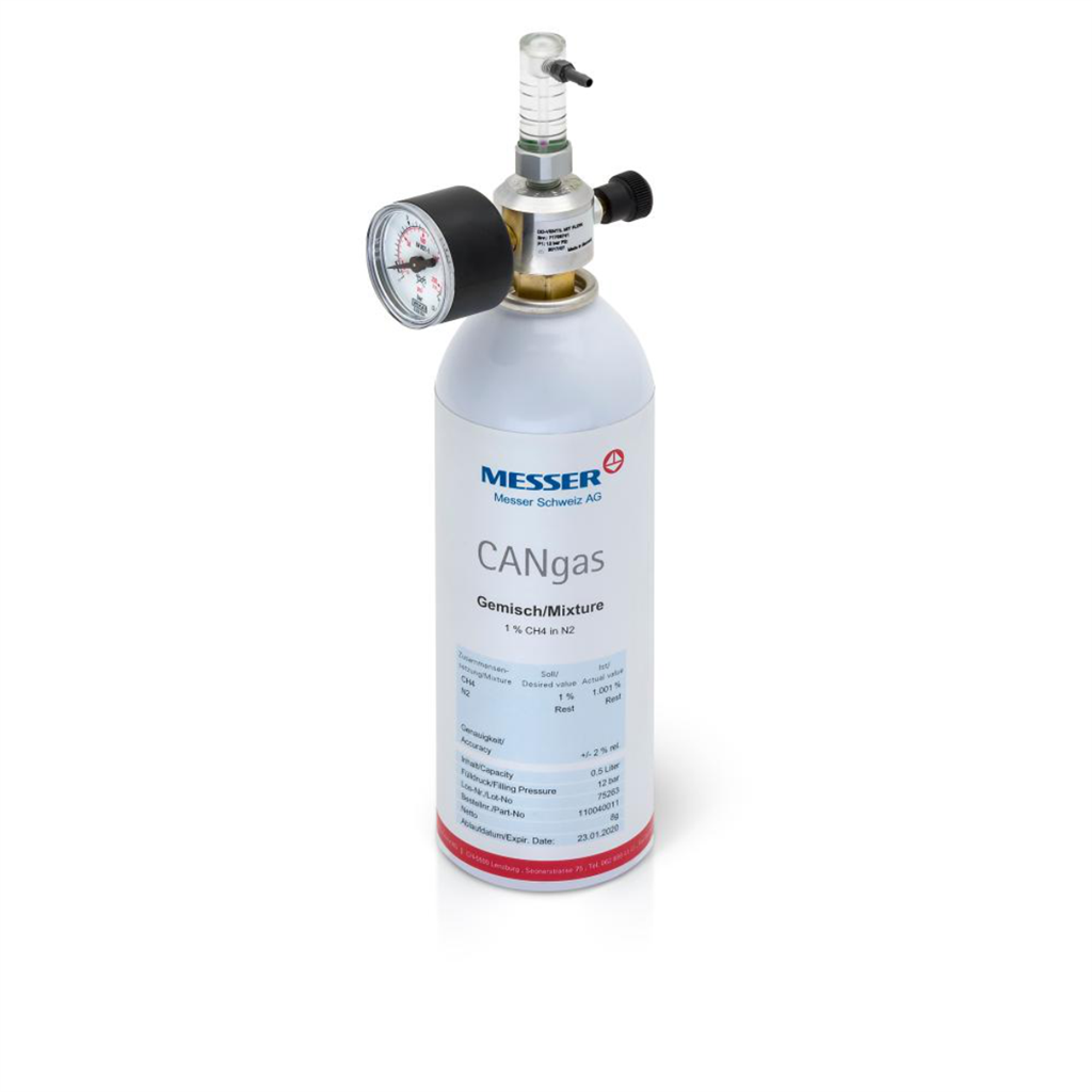 Can-Gas mixure O2 - 8%, balance in nitrogen