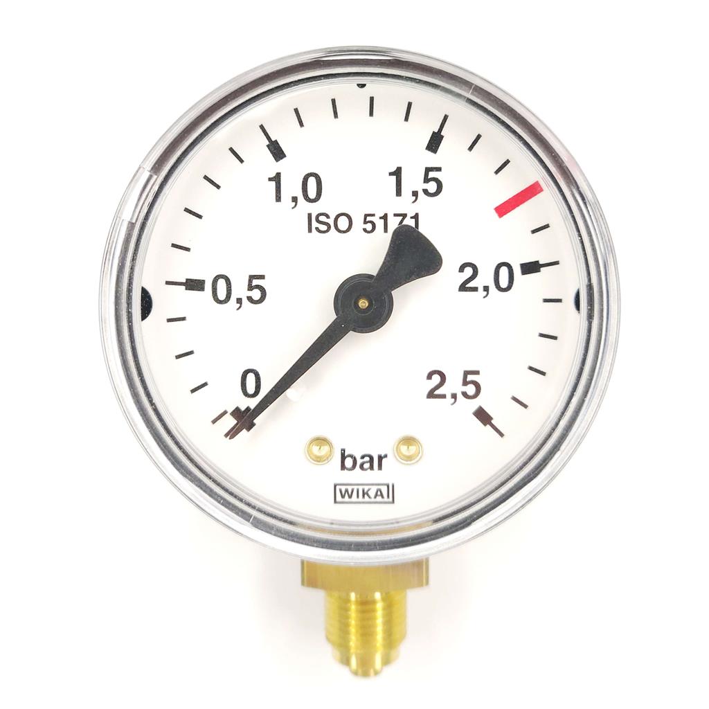 pressure gouge OXYTURBO D50, 0-2.5bar acetylene