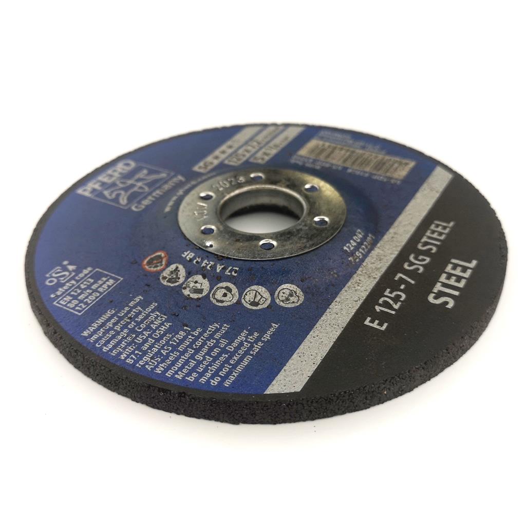 Slipējamais disks PFERD 125x7 melns