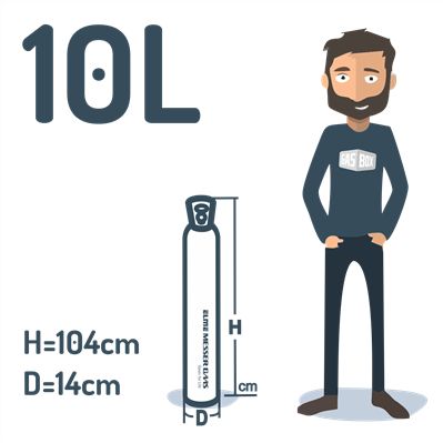 Oglekļa dioksīds 10L (7.5kg)