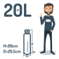 Carbon dioxide 20L (15kg)